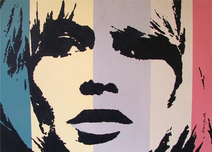Portrait Painting - Brigitte Bardot I by Milena Gawlik