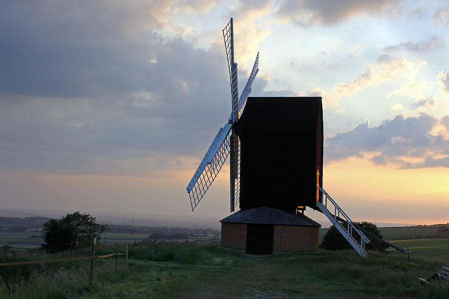 Brill Windmill at Twilight Photograph by Tony Murtagh