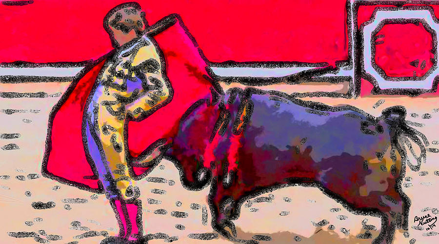 Brilliant Bullfighter Painting by Bruce Nutting