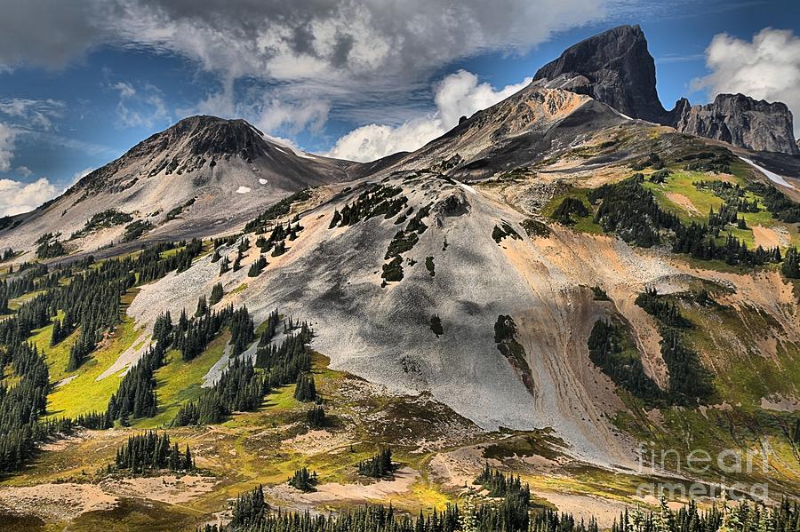 Mountain Photograph - Brilliant Colors At Garibaldi Black Tusk by Adam Jewell