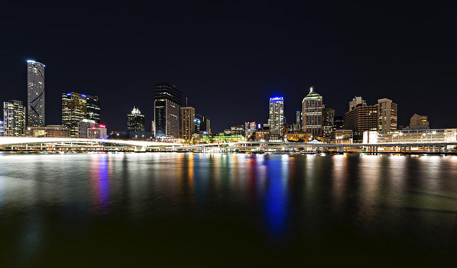City Photograph - Brisbane CBD by Dr K X Xhori