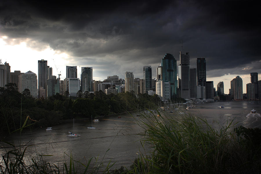 Brisbane Storm Photograph by Keith Hawley