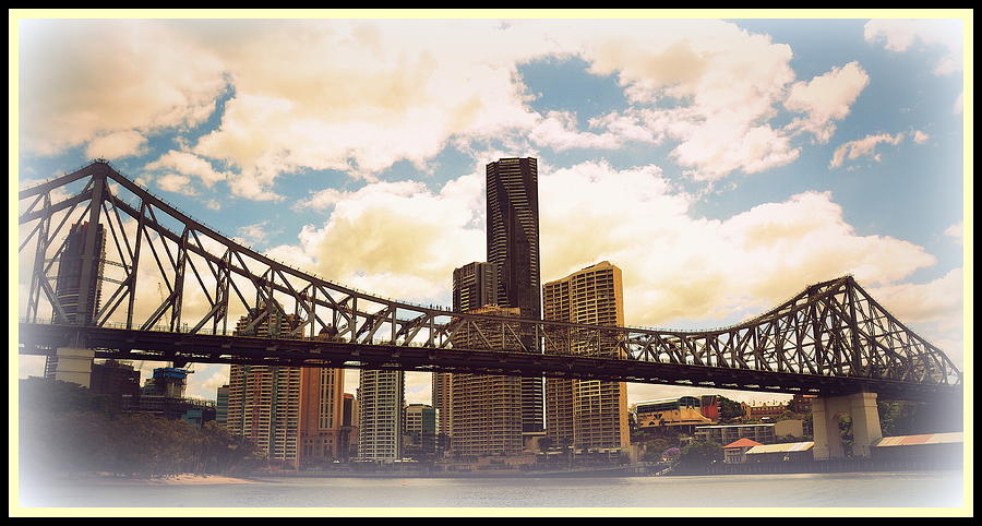 Bridge Photograph - Brisbanes Story by Toni Abdnour