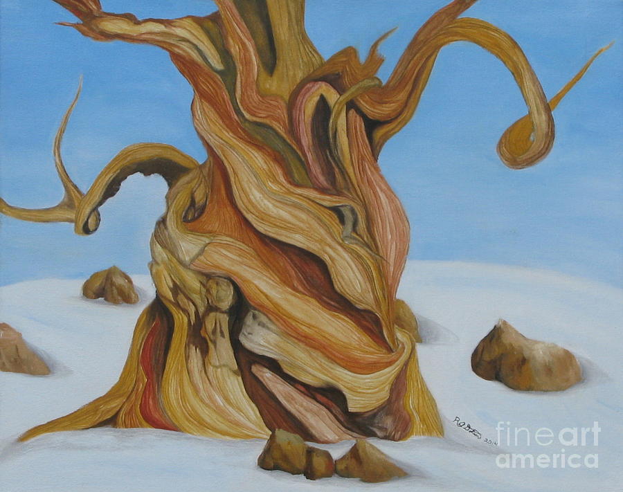Bristlecone pine Tree 1 Painting by Richard Dotson