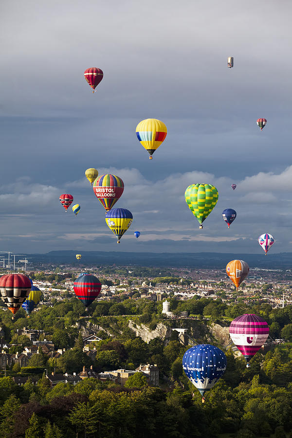 Transportation Photograph - Bristol Balloon Fiesta Bristol by Doug McKinlay
