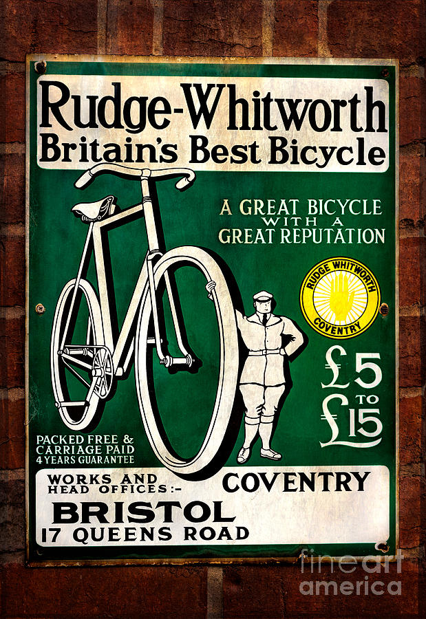 Bicycle Photograph - Britains Best Bicycle by Adrian Evans