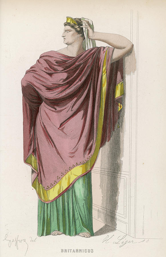 'britannicus' Agrippina, Widow Of The Drawing by Mary Evans Picture ...