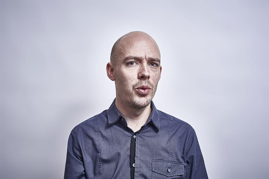 British bald male Photograph by Jamie Garbutt