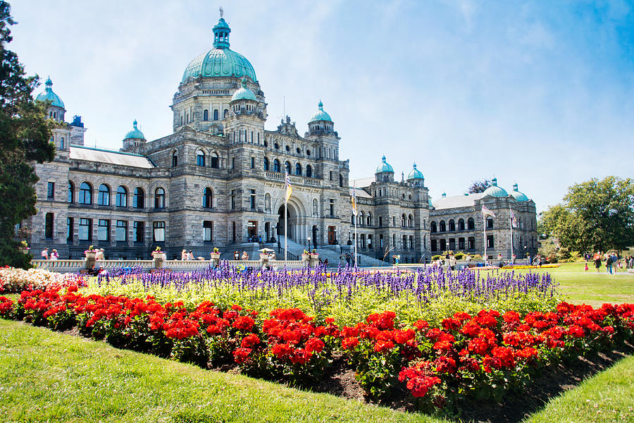 British Columbia Parliament Buildings, Victoria B. Photograph by Nancy Rose