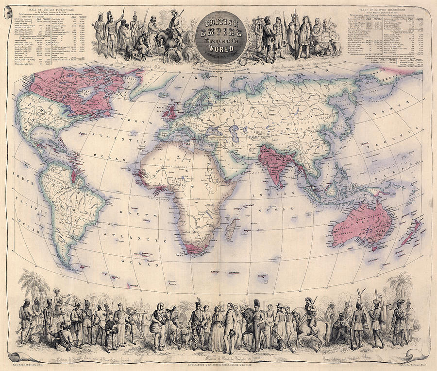 Old British Empire Map