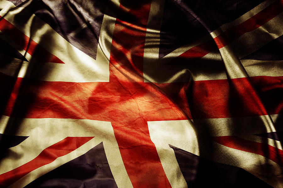 Abstract Photograph - British flag 1 #1 by Les Cunliffe