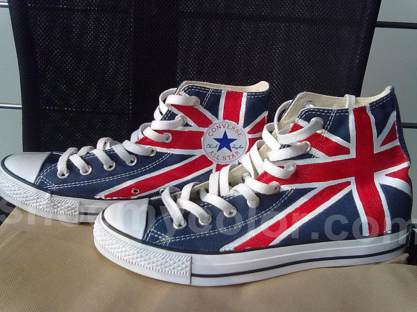 converse british flag shoes