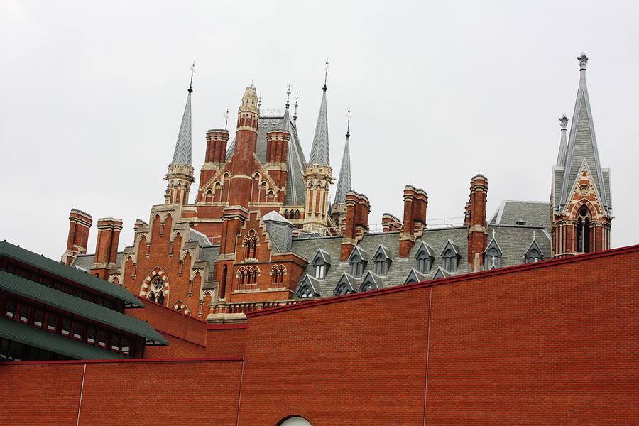 British Library and St. Pancras Photograph by Pat Purdy