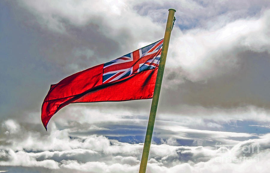 British Merchant Navy Flag Photograph by Elvis Vaughn