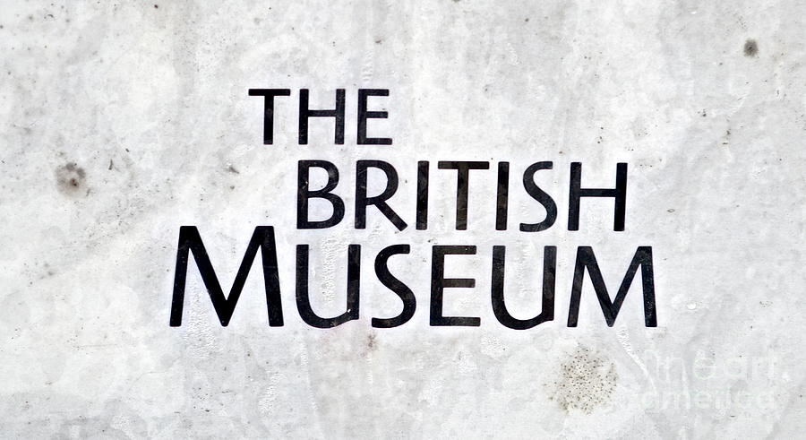 British Museum Sign Photograph by Brad Gravelle - Pixels