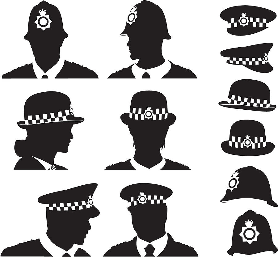 British Police Drawing by Jameslee1