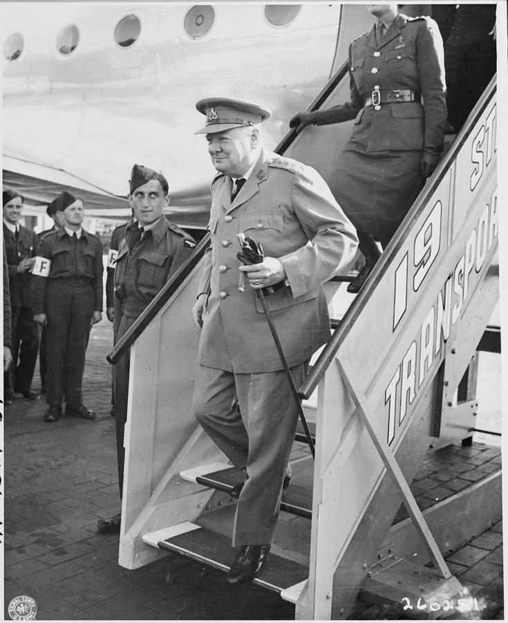 British Prime Minister Winston Churchill Photograph by Georgia Clare