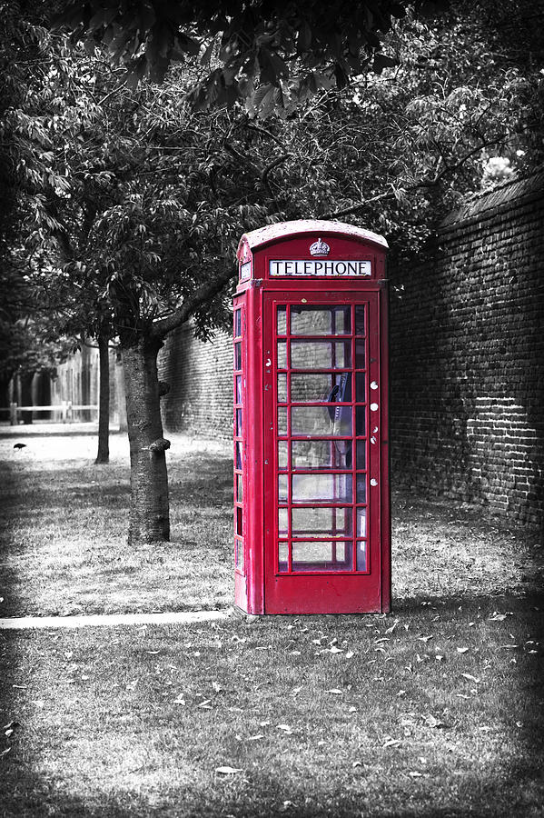 British Red Telephone Box  Photograph by Maj Seda