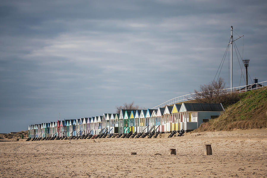 British Seaside Beach Huts Photograph by Jeremy Vickers Photography