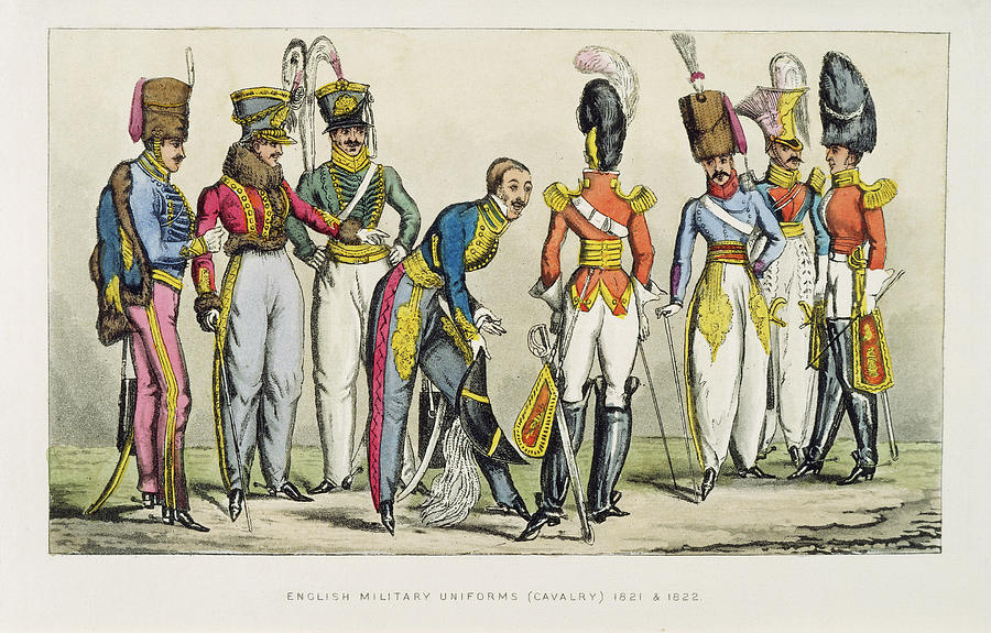 British Soldiers, 1821 Painting by Granger - Fine Art America