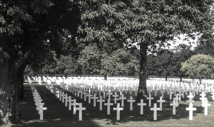 Brittany American Cemetery 4 - France Photograph by Dany Lison