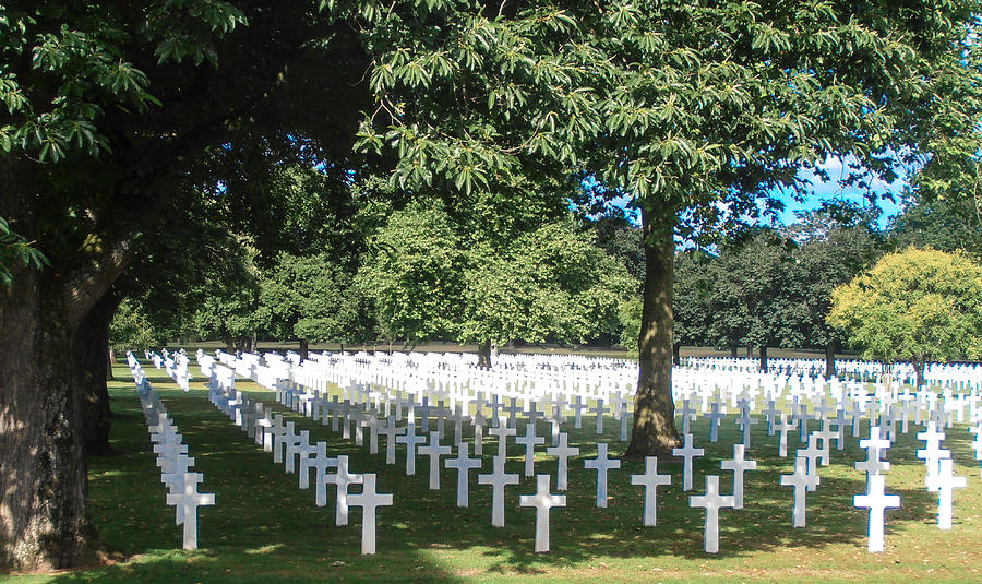 Brittany American Cemetery - France Photograph by Dany Lison