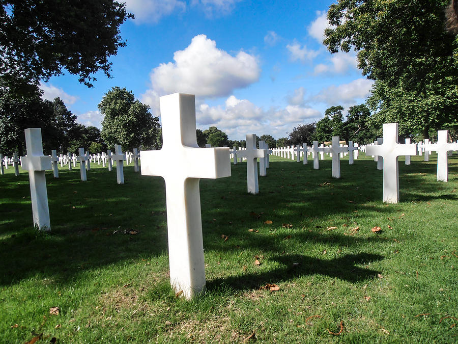 Never forget - Brittany American cemetery Photograph by Dany Lison