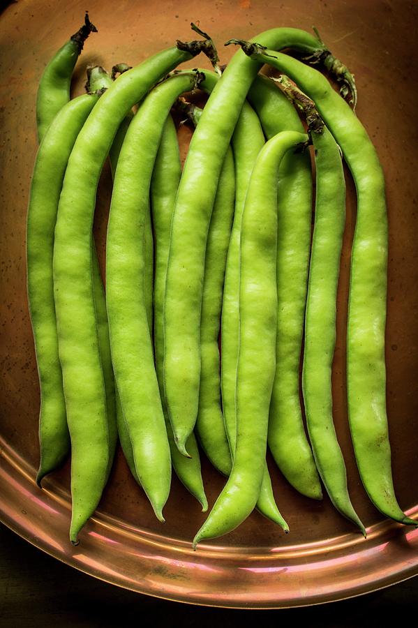 Vegetable Photograph - Broad Beans by Aberration Films Ltd