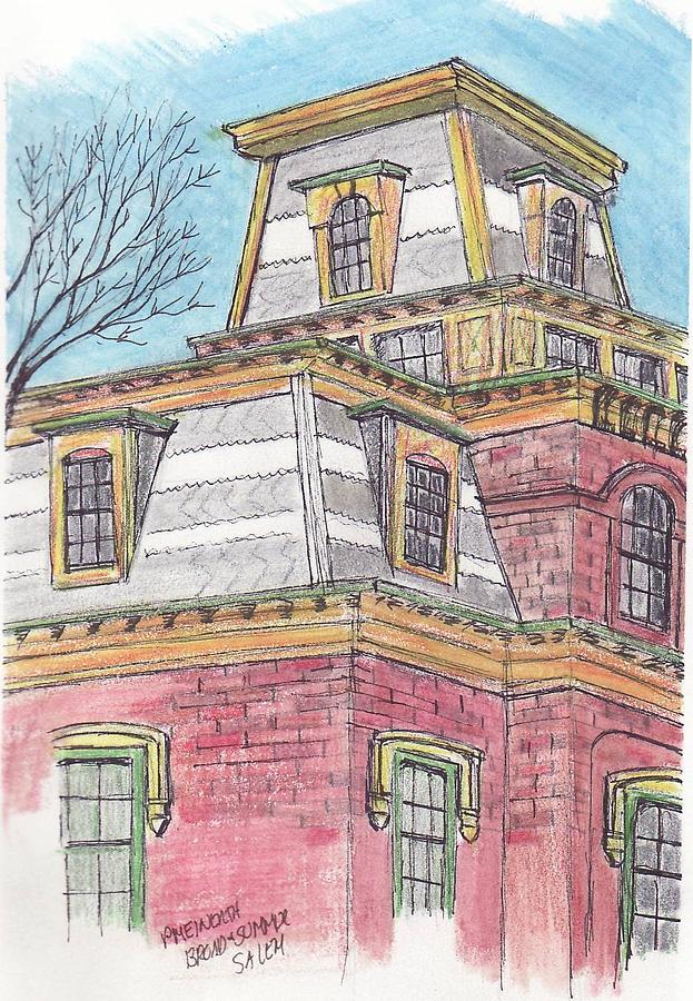 Broad Street Salem Drawing by Paul Meinerth