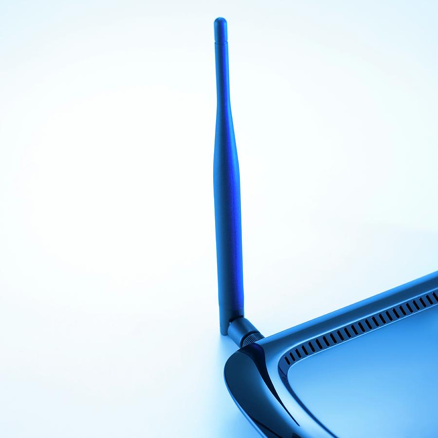 Broadband Router Photograph by Science Photo Library