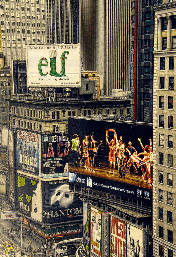 Broadway Billboards Photograph by Dyle   Warren