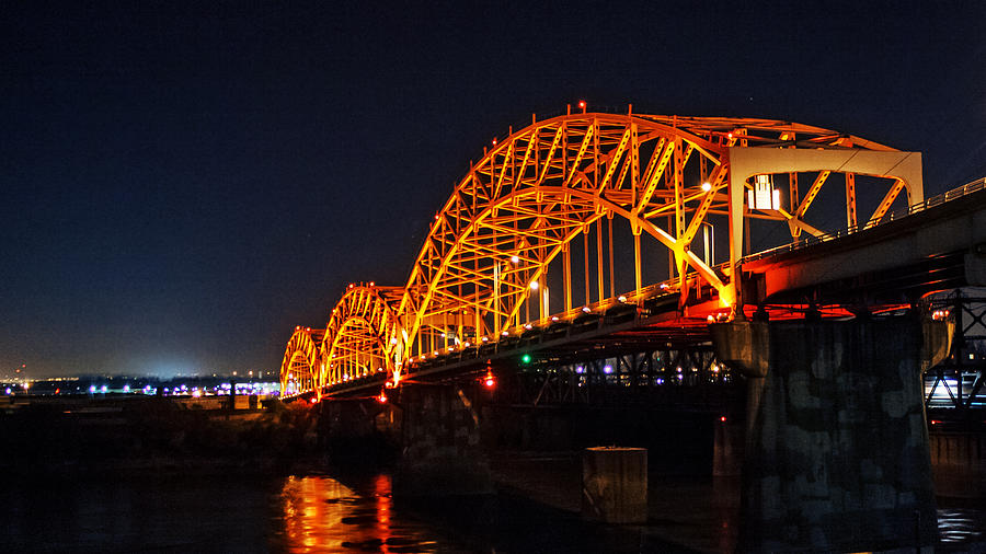 Broadway Bridge Photograph by Kevin Anderson Broadway Bridge Photograph by Kevin Anderson