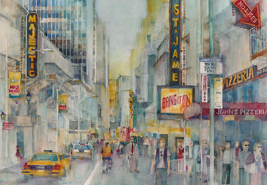 Broadway Painting - Broadway by Dorrie Rifkin