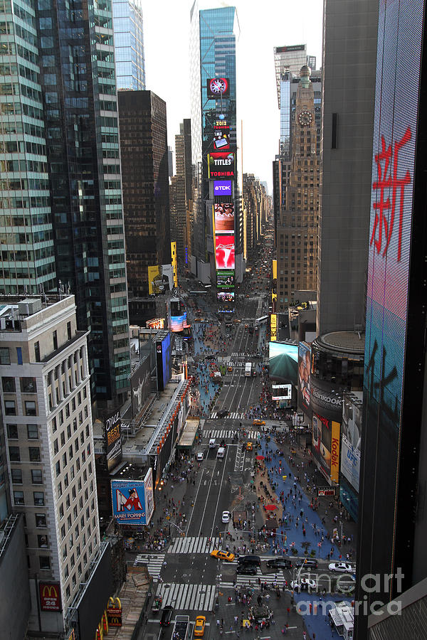 Broadway from Above Photograph by Steven Spak