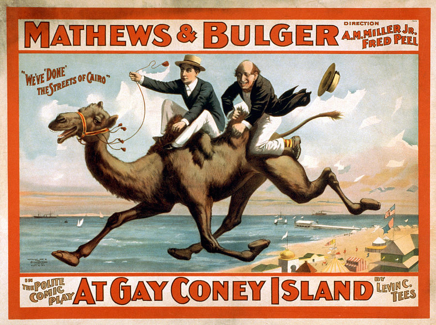 Broadway Poster, C1896 Painting by Granger