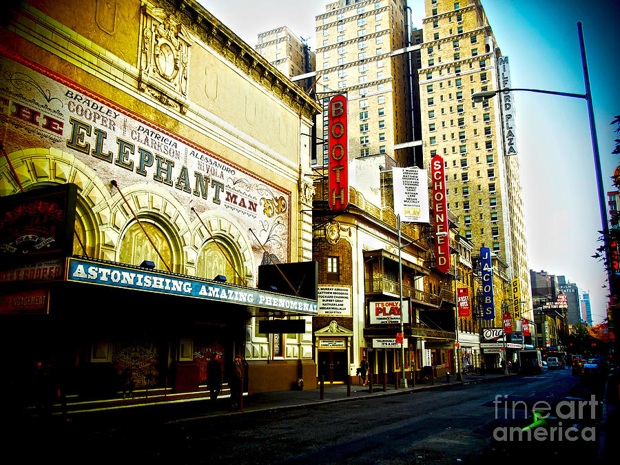 Broadway Theatres 1 Photograph by James Aiken