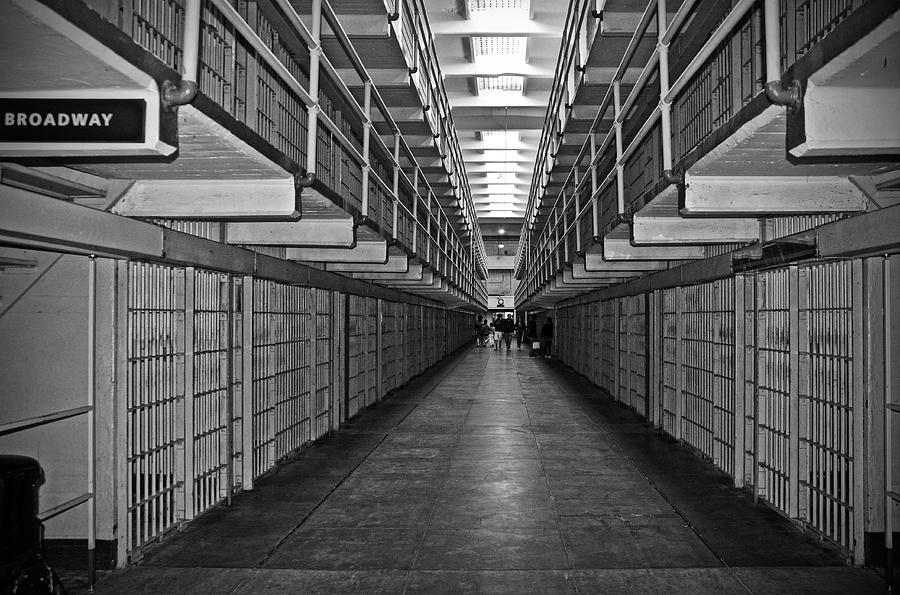 Broadway walkway in Alcatraz prison Photograph by RicardMN Photography