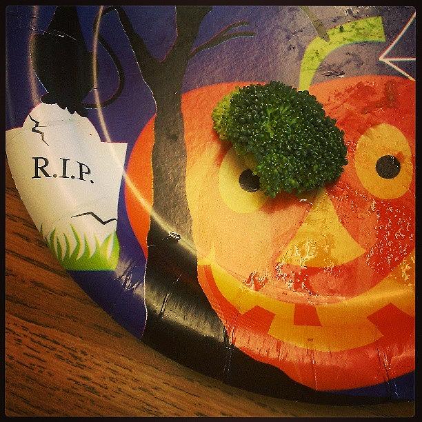 Broccoli Photograph - #broccoli #obessessfitness #pumpkin by Rachel Friedman