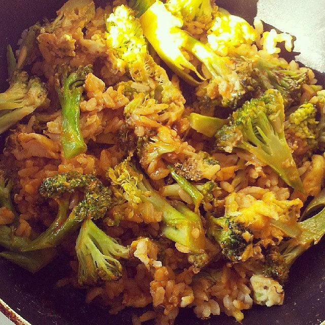 Broccoli Photograph - #broccoli #rice #food #fitness by Crystal Chloe