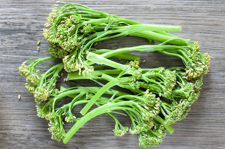 Broccoli Photograph - Broccoli stems by Tom Gowanlock