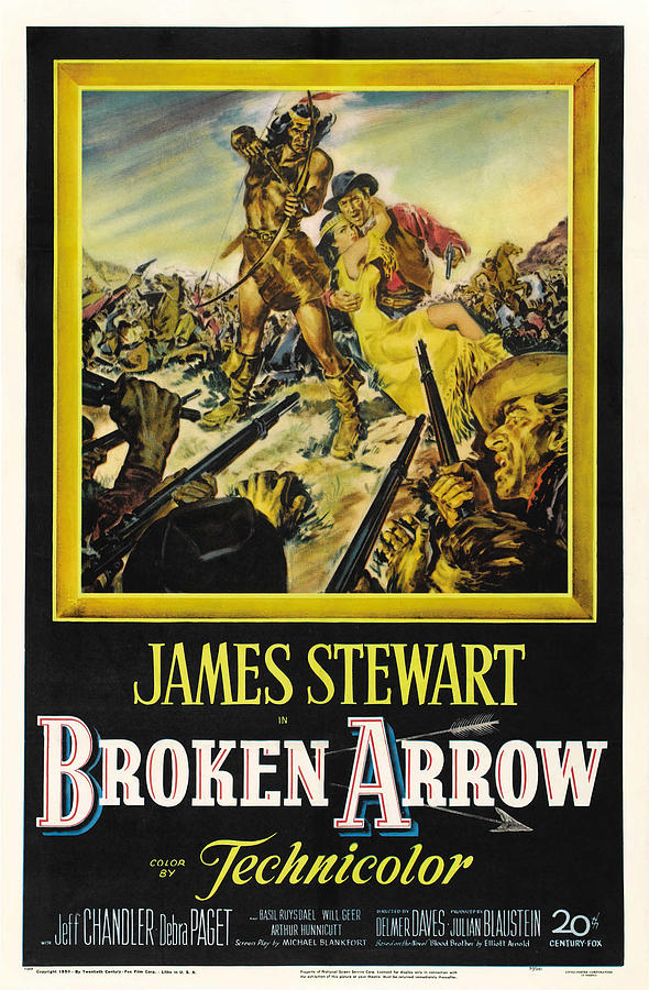 Broken Arrow, Us Poster Art, From Left Photograph by Everett