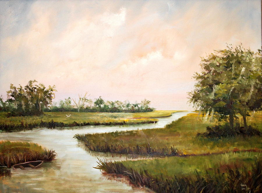 Landscape Painting - Broken Dreams by Karen Langley Landscape Painting - Broken Dreams by Karen Langley