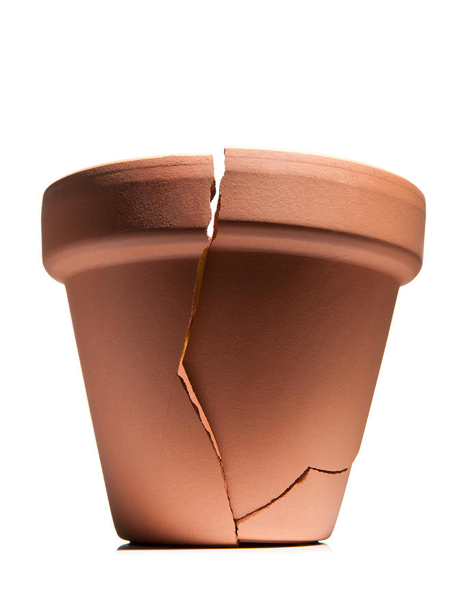 Broken flower pot Photograph by Cultura