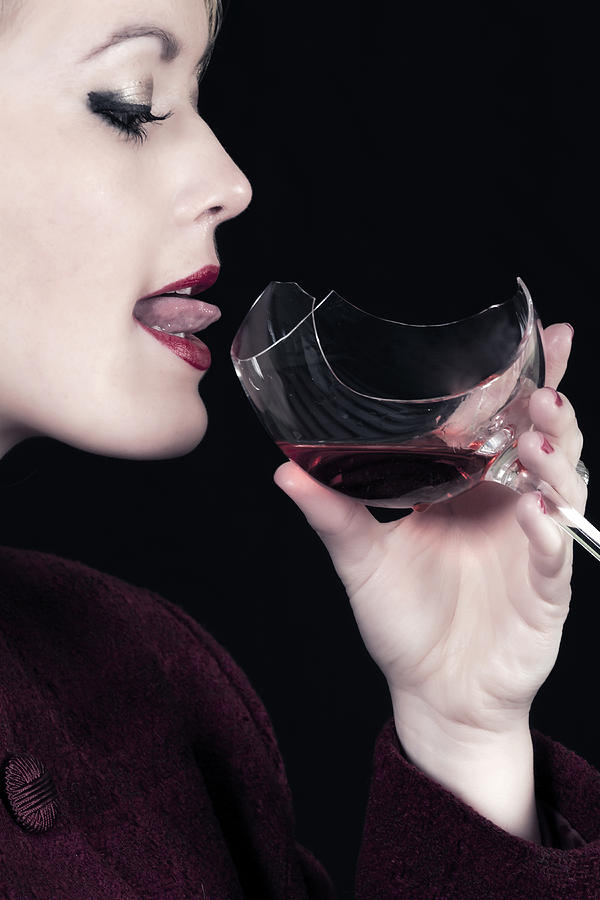 Wine Photograph - Broken Glass by Joana Kruse