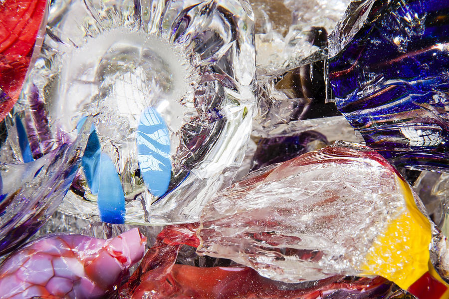 Abstract Photograph - Broken Glass by Martin Cline