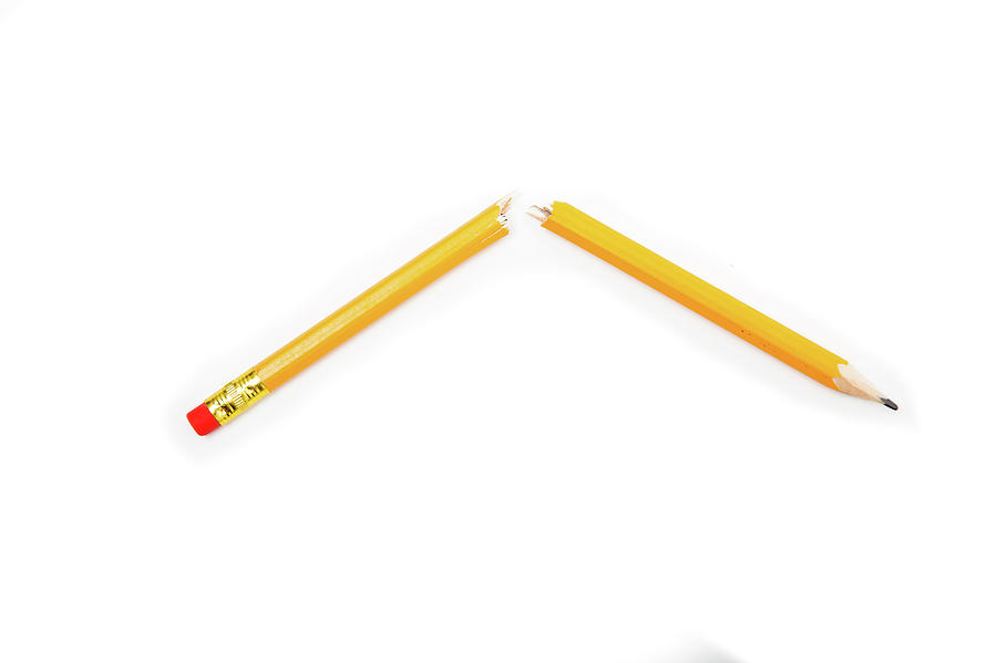 Broken Pencil Photograph by Science Photo Library Broken Pencil Photograph by Science Photo Library