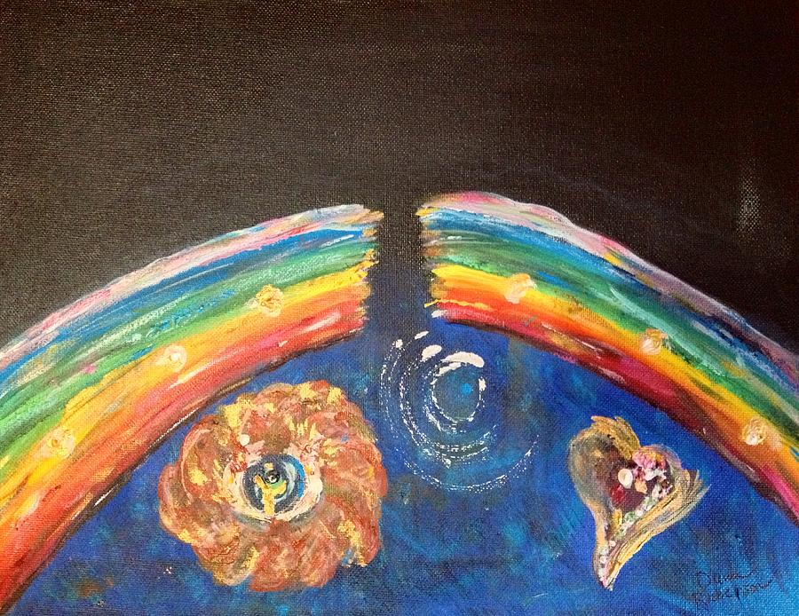 Broken Rainbow Painting by Dawn Richerson