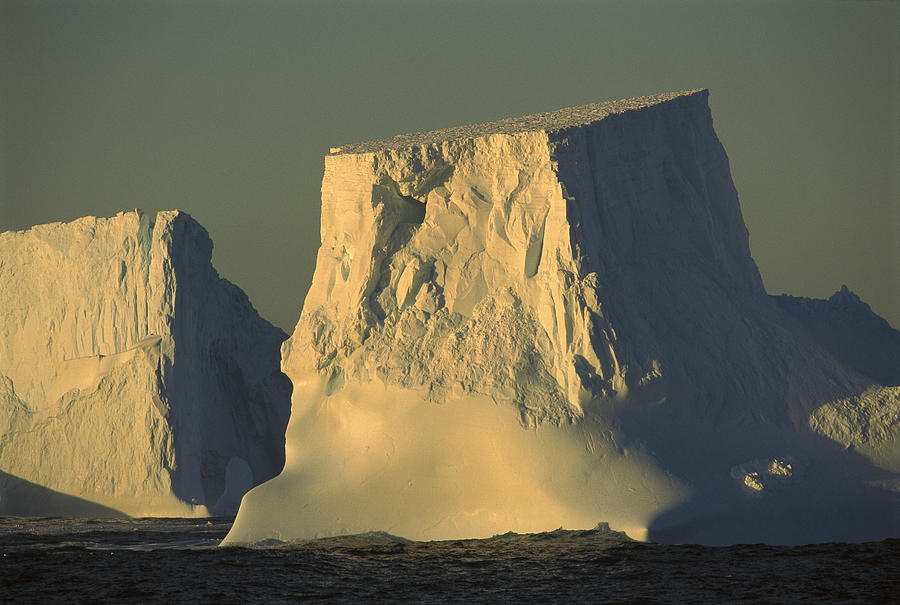 Broken Tabular Icebergs Antarctica Photograph by Gerry Ellis