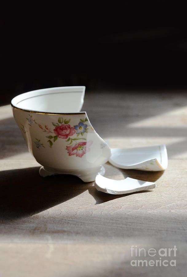 Broken Teacup Photograph by Jill Battaglia