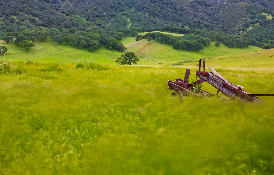 Broken Wagon On A Windy Afternoon Photograph by Marc Crumpler